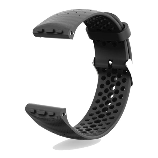 For POLAR Vantage M Silicone Watch Band(Black) by buy2fix