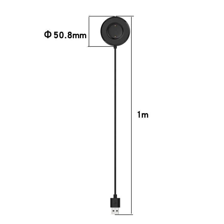 For vivo Watch 2 Smart Watch Magnetic Charging Cable, Length: 1m(Black) - Charger by buy2fix | Online Shopping UK | buy2fix