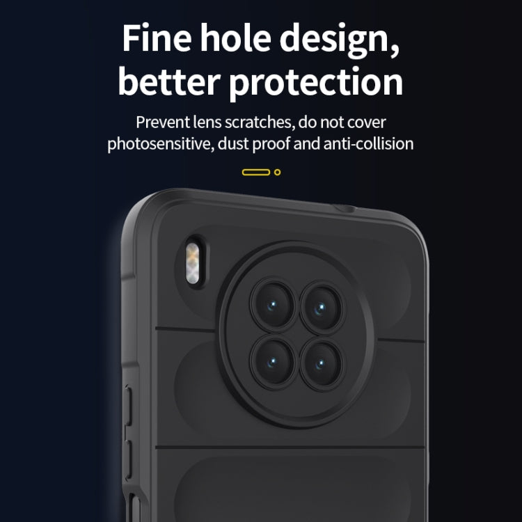 For Huawei Nova 8i Magic Shield TPU + Flannel Phone Case(Red) - Huawei Cases by buy2fix | Online Shopping UK | buy2fix