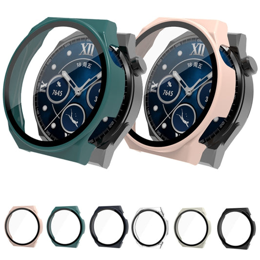 For Huawei Watch GT 3 Pro 46mm PC + Tempered Glass Watch Case(Black) by buy2fix