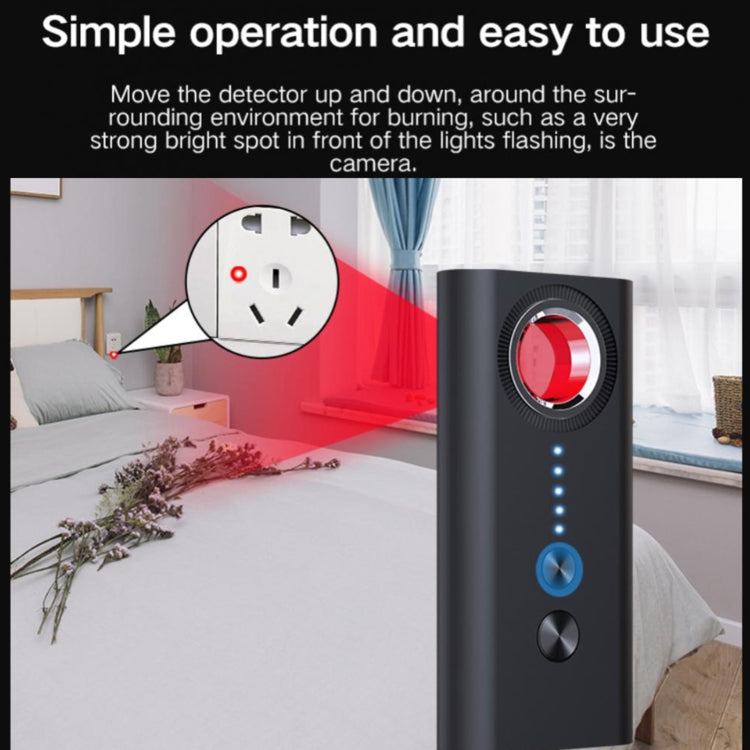 T1 Camera Detector GPS Positioning Monitor Tracking Detector(Black) - Infrared Detector by buy2fix | Online Shopping UK | buy2fix