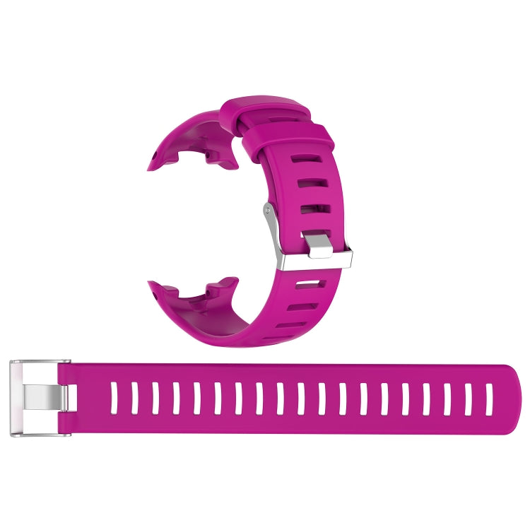 For Sunnto D4 / D4i Novo Diving Watch Silicone Watch Band with Extension Strap(Rose Red) - by buy2fix | Online Shopping UK | buy2fix