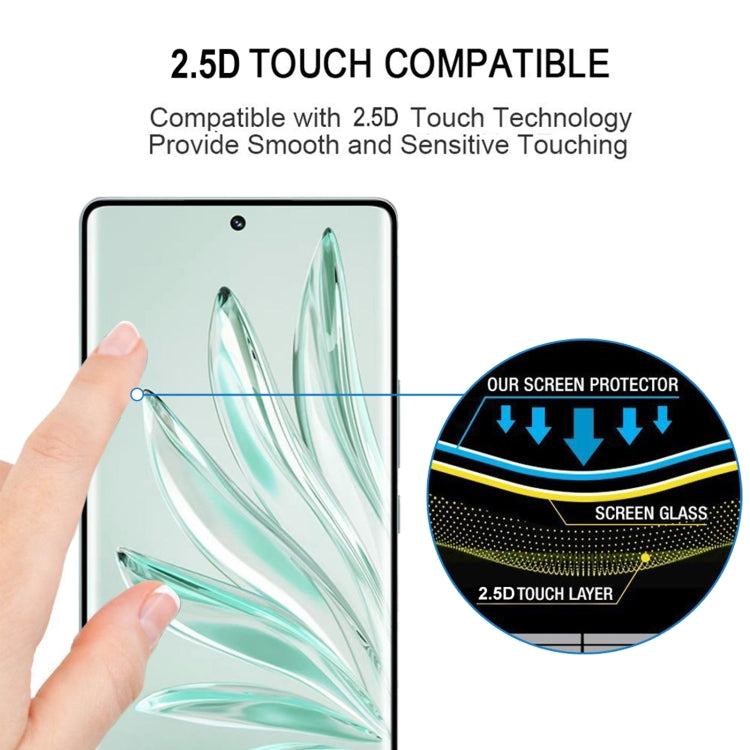 3D Curved Edge Full Screen Tempered Glass Film For Honor 70 Pro / 70 Pro+ - Honor Tempered Glass by buy2fix | Online Shopping UK | buy2fix