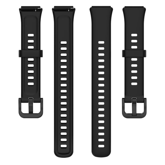 For Huawei Band 7 Silicone Watch Band(Black) by buy2fix
