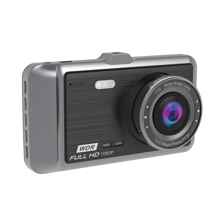 Anytek A60 Car 4 inch IPS Screen HD 1080P 170 Degree Wide Angle Dual Camera ADAS Driving Recorder - Car DVRs by Anytek | Online Shopping UK | buy2fix
