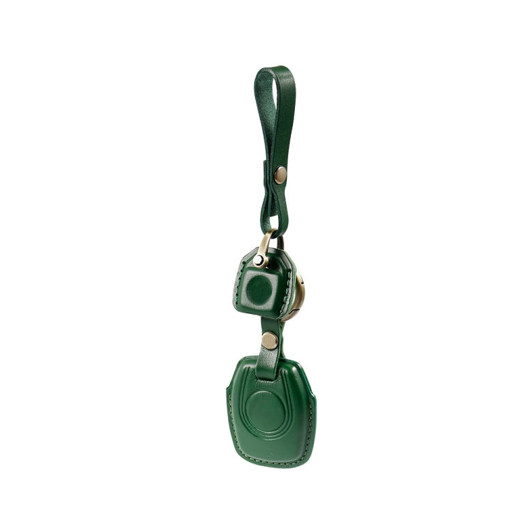 HP-A009 Motorcycle Cowhide Leather Induction Key Protective Cover for Harley Sportster S(Green) - Bags & Luggages by buy2fix | Online Shopping UK | buy2fix