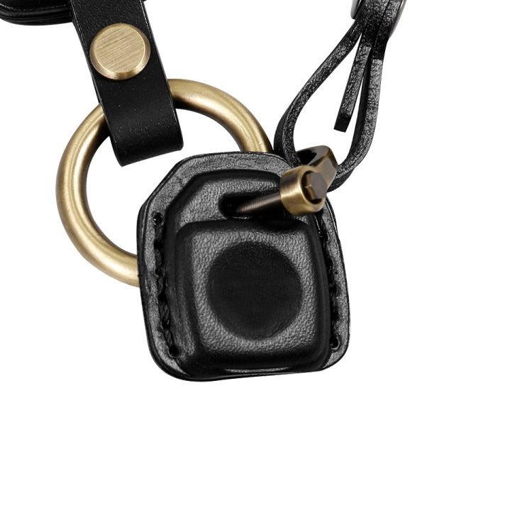 HP-A009 Motorcycle Cowhide Leather Induction Key Protective Cover for Harley Sportster S(Black) - Bags & Luggages by buy2fix | Online Shopping UK | buy2fix
