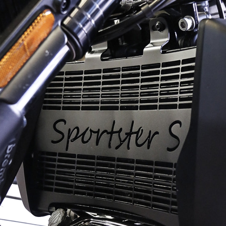 HP-Q097 Motorcycle Radiator Grille Guard Protection Cover for Harley Sportster S by buy2fix