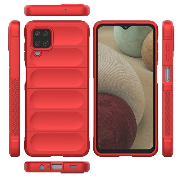 For Samsung Galaxy A12 4G/A12 5G Magic Shield TPU + Flannel Phone Case(Black) - Galaxy Phone Cases by buy2fix | Online Shopping UK | buy2fix