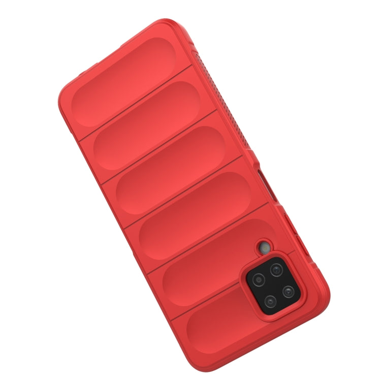 For Samsung Galaxy A12 4G/A12 5G Magic Shield TPU + Flannel Phone Case(Black) - Galaxy Phone Cases by buy2fix | Online Shopping UK | buy2fix