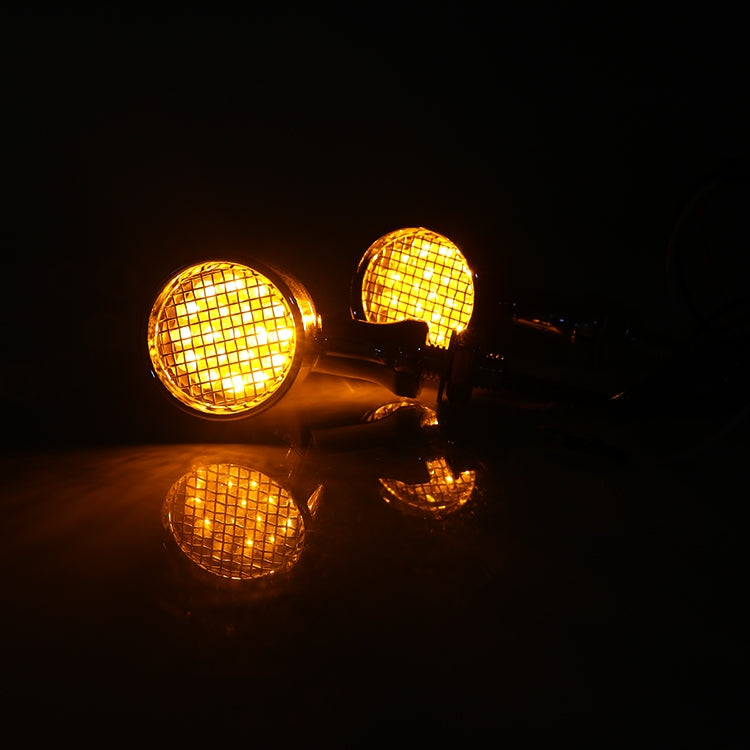 Z008 1 Pair 12V Modified Universal Motorcycle LED Turn Signal, Light Color:Yellow Light(Black) - Turn Signal by buy2fix | Online Shopping UK | buy2fix