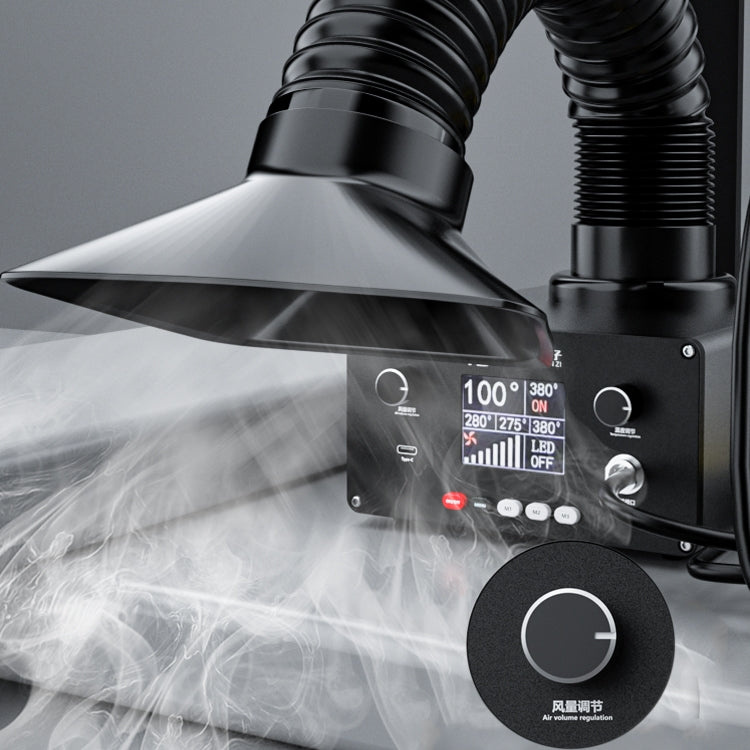 TBK D201 Constant Temperature Soldering Iron Welder Station With Smoke Filter(US Plug) by TBK