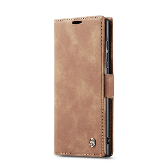 For Galaxy A81 / Note 10 Lite CaseMe Multifunctional Horizontal Flip Leather Case, with Card Slot & Holder & Wallet(Brown) by CaseMe