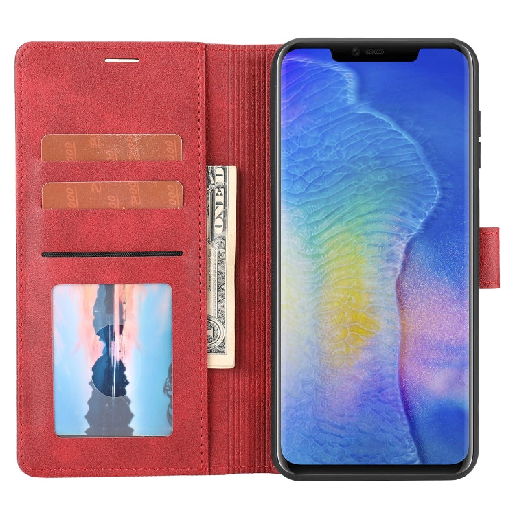 For Huawei Mate 20 Pro Classic Wallet Flip Leather Phone Case(Red) - Huawei Cases by buy2fix | Online Shopping UK | buy2fix