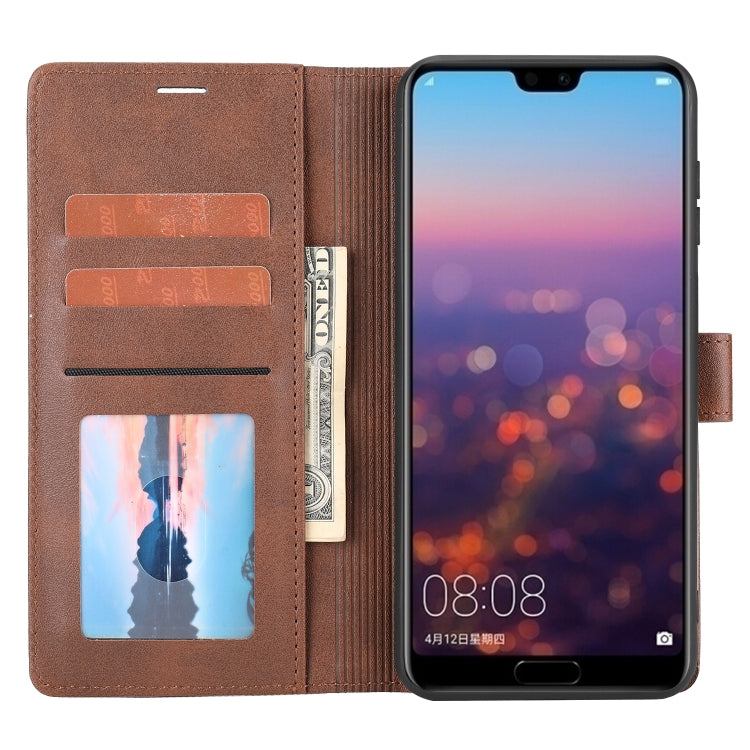 For Huawei P20 Pro Classic Wallet Flip Leather Phone Case(Brown) - Huawei Cases by buy2fix | Online Shopping UK | buy2fix