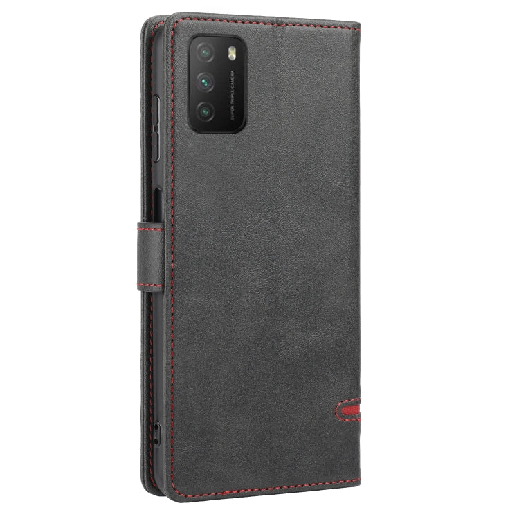 For Xiaomi Redmi 9T / Poco M3 Classic Wallet Flip Leather Phone Case(Black) - Xiaomi Cases by buy2fix | Online Shopping UK | buy2fix