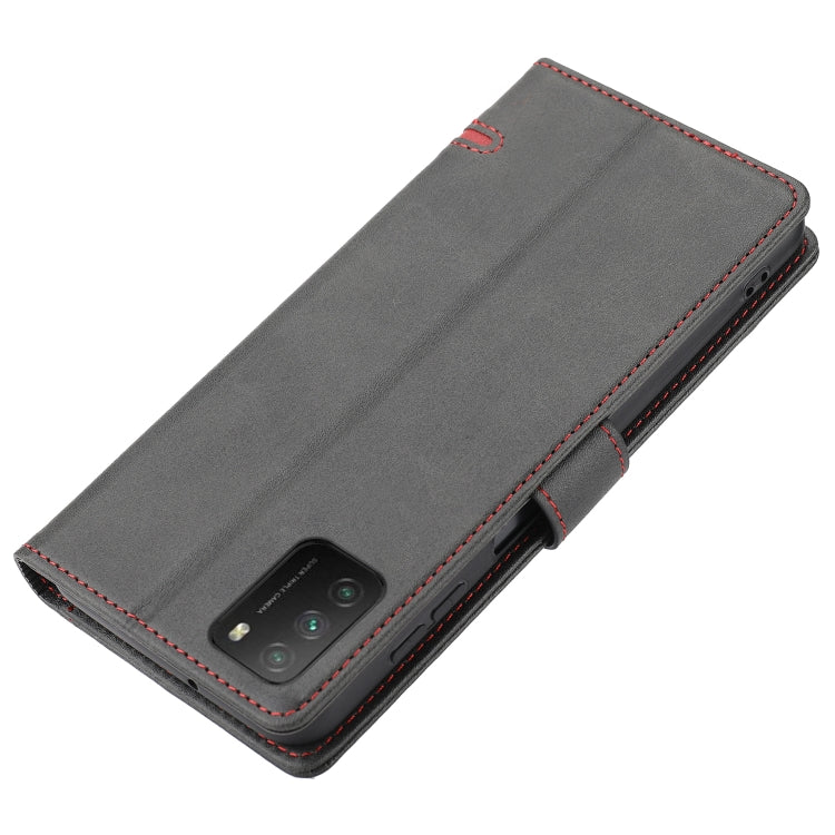 For Xiaomi Redmi 9T / Poco M3 Classic Wallet Flip Leather Phone Case(Black) - Xiaomi Cases by buy2fix | Online Shopping UK | buy2fix