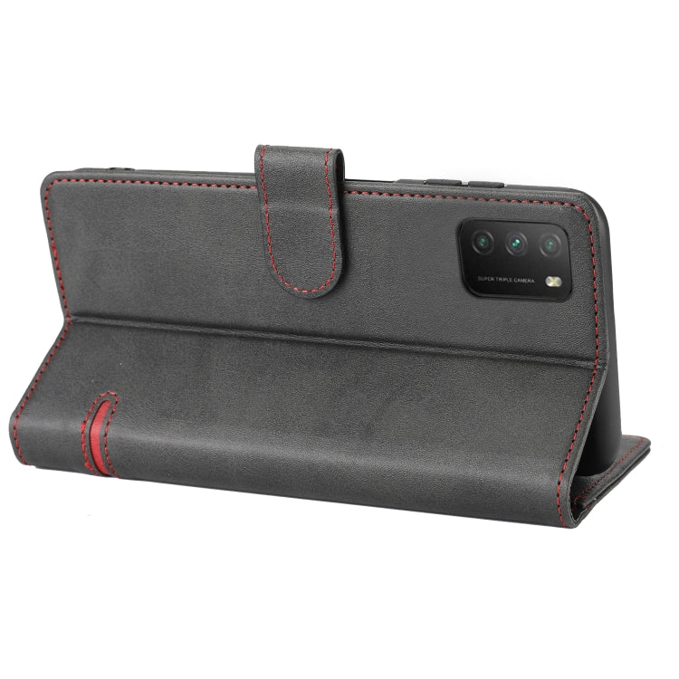 For Xiaomi Redmi 9T / Poco M3 Classic Wallet Flip Leather Phone Case(Black) - Xiaomi Cases by buy2fix | Online Shopping UK | buy2fix