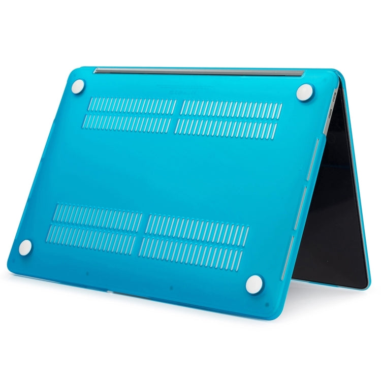 Laptop Matte Style Protective Case For MacBook Pro 13.3 inch 2022(Water Blue) by buy2fix