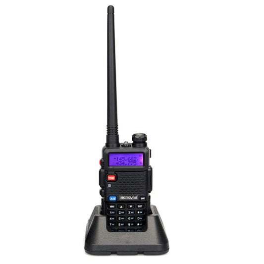 RETEVIS RT5R EU Frequency 144-146MHz & 430-440MHz Handheld Two Way Radio Walkie Talkie(Black) - Handheld Walkie Talkie by RETEVIS | Online Shopping UK | buy2fix