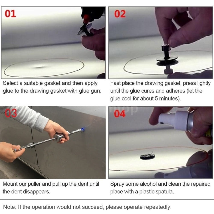 N4 107 in 1 Car Paintless Dent Removal Fender Damage Repair Puller Lifter, Plug Type:US Plug - Sheet Metal Tools by buy2fix | Online Shopping UK | buy2fix