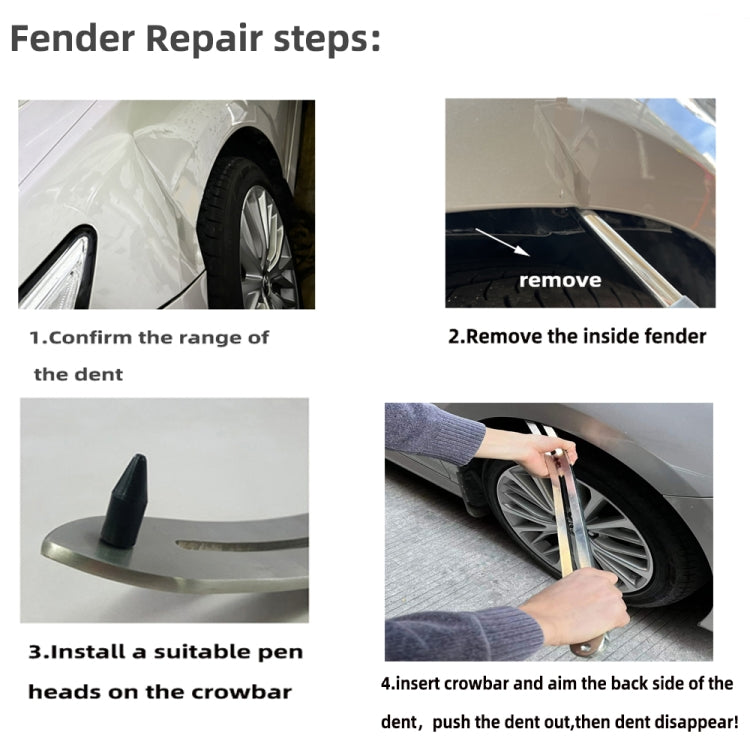 N11 51 in 1 Car Paintless Dent Removal Fender Damage Repair Puller Lifter, Plug Type:EU Plug by buy2fix