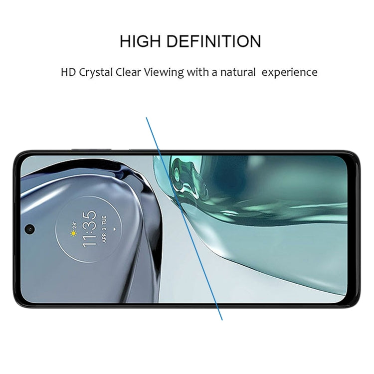 Full Glue Cover Screen Protector Tempered Glass Film For Motorola Moto G62 5G / Moto G32 / Moto G62 India - Motorola Tempered Glass by buy2fix | Online Shopping UK | buy2fix
