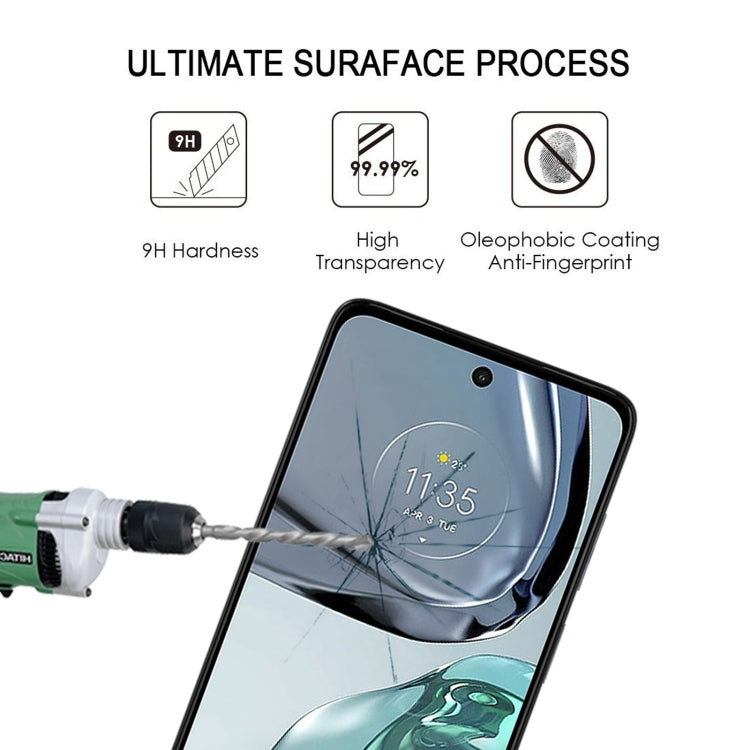 Full Glue Cover Screen Protector Tempered Glass Film For Motorola Moto G62 5G / Moto G32 / Moto G62 India - Motorola Tempered Glass by buy2fix | Online Shopping UK | buy2fix