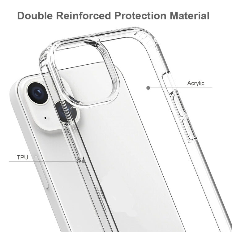 For iPhone 14 Shockproof Scratchproof TPU + Acrylic Phone Case (Transparent) - iPhone 14 Cases by buy2fix | Online Shopping UK | buy2fix
