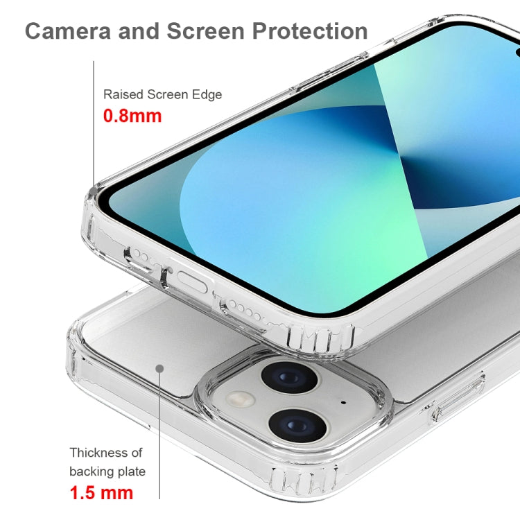 For iPhone 14 Shockproof Scratchproof TPU + Acrylic Phone Case (Transparent) - iPhone 14 Cases by buy2fix | Online Shopping UK | buy2fix