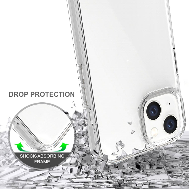 For iPhone 14 Shockproof Scratchproof TPU + Acrylic Phone Case (Transparent) - iPhone 14 Cases by buy2fix | Online Shopping UK | buy2fix