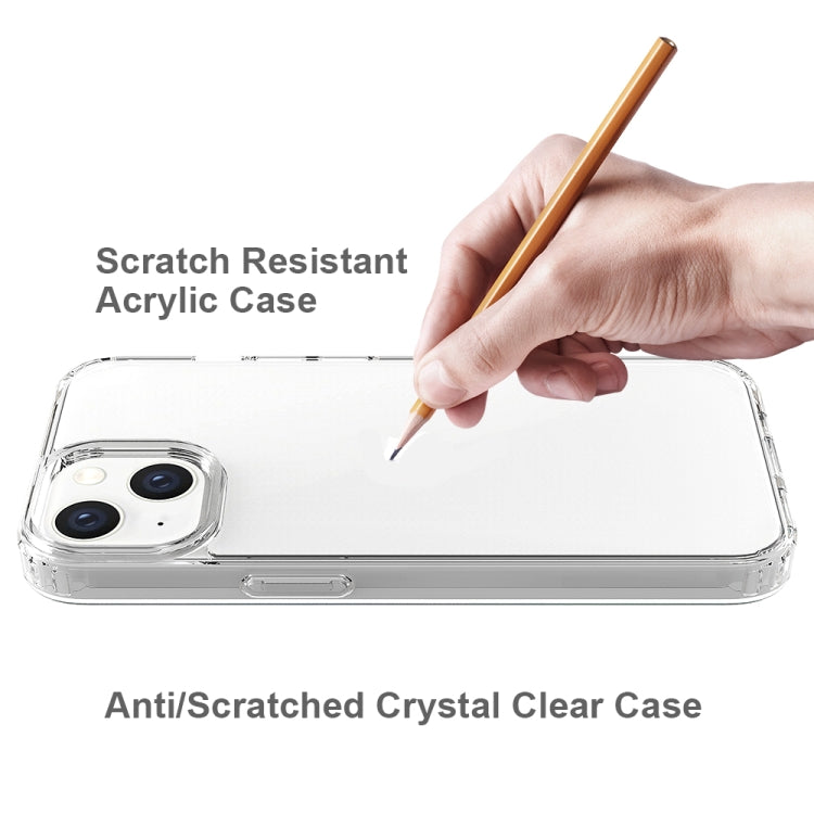 For iPhone 14 Shockproof Scratchproof TPU + Acrylic Phone Case (Transparent) - iPhone 14 Cases by buy2fix | Online Shopping UK | buy2fix
