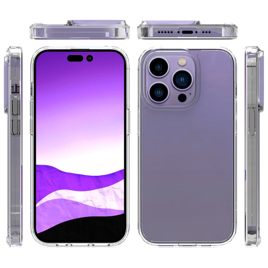 For iPhone 14 Pro Shockproof Scratchproof TPU + Acrylic Phone Case (Transparent) by buy2fix