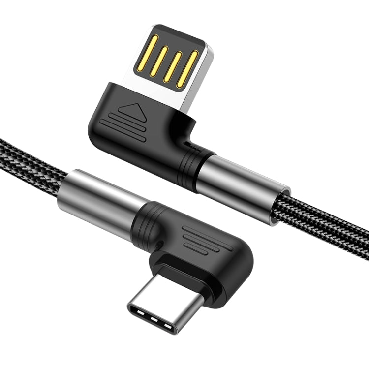 3A USB to USB-C/Type-C Double Elbow Charging Cable(3m) - by buy2fix | Online Shopping UK | buy2fix