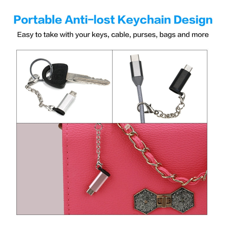5 PCS USB-C / Type-C Female to Micro USB Male Connector Adapter Random Delivery by buy2fix