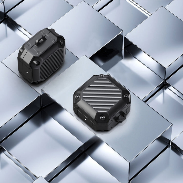 For Samsung Galaxy Buds Live / Buds 2 / Buds Pro / Buds 2 Pro Shield Armor Waterproof Wireless Earphone Protective Case(Army Green) by buy2fix