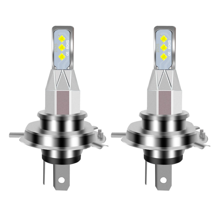 1 Pair H4 DC 12V-24V 12W 1800LM Car LED Fog Light(Yellow Light) - Fog / Driving Lights by buy2fix | Online Shopping UK | buy2fix