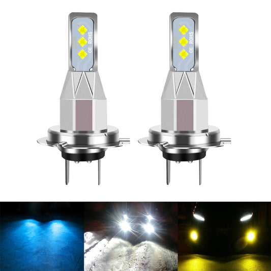 1 Pair H7 DC 12V-24V 12W 1800LM Car LED Fog Light(Ice Blue Light) - Fog / Driving Lights by buy2fix | Online Shopping UK | buy2fix