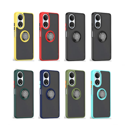 For Honor X7 Q Shadow 1 Series TPU + PC Phone Case with Ring(Red) - Honor Cases by buy2fix | Online Shopping UK | buy2fix