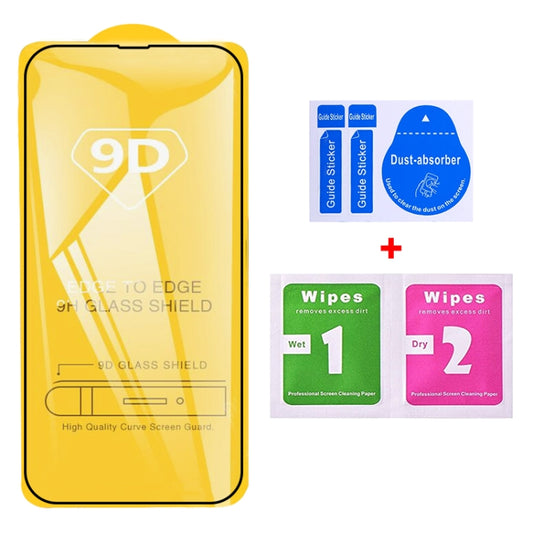 For iPhone 14 Plus 9D Full Glue Screen Tempered Glass Film by buy2fix