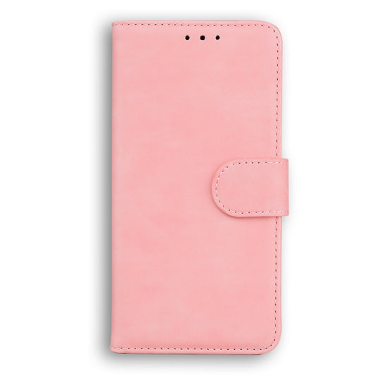 For Honor X8 Skin Feel Pure Color Flip Leather Phone Case(Pink) - Honor Cases by buy2fix | Online Shopping UK | buy2fix