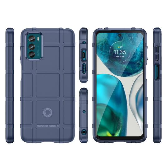 For Motorola Moto G42 Full Coverage Shockproof TPU Phone Case(Blue) by buy2fix