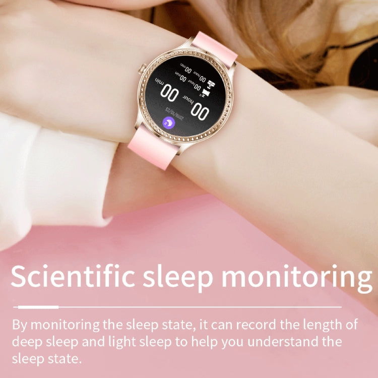 AK35 1.32 inch IPS Color Screen Smart Watch, Support Sleep Monitoring/Blood Oxygen Monitoring(Black Steel Watch Band) - Smart Watches by buy2fix | Online Shopping UK | buy2fix