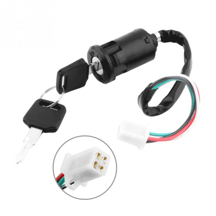 5 PCS Motorcycle Female Plug Ignition Key Switch Set - Replacement Parts by buy2fix | Online Shopping UK | buy2fix