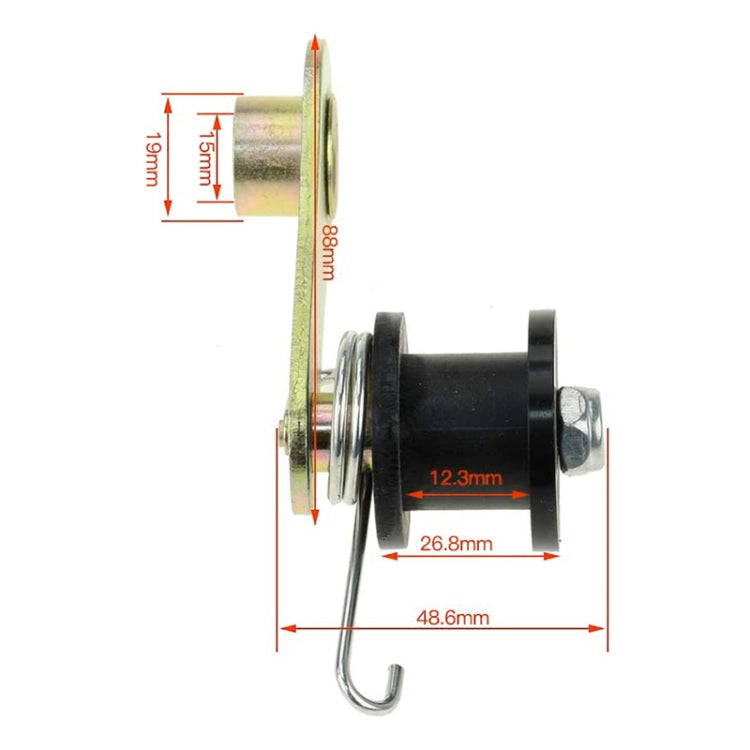 2 PCS Chain Roller Guide Tensioner Idler for 110CC/125CC/140CC Quad Dirt Bike ATV(White) - Replacement Parts by buy2fix | Online Shopping UK | buy2fix