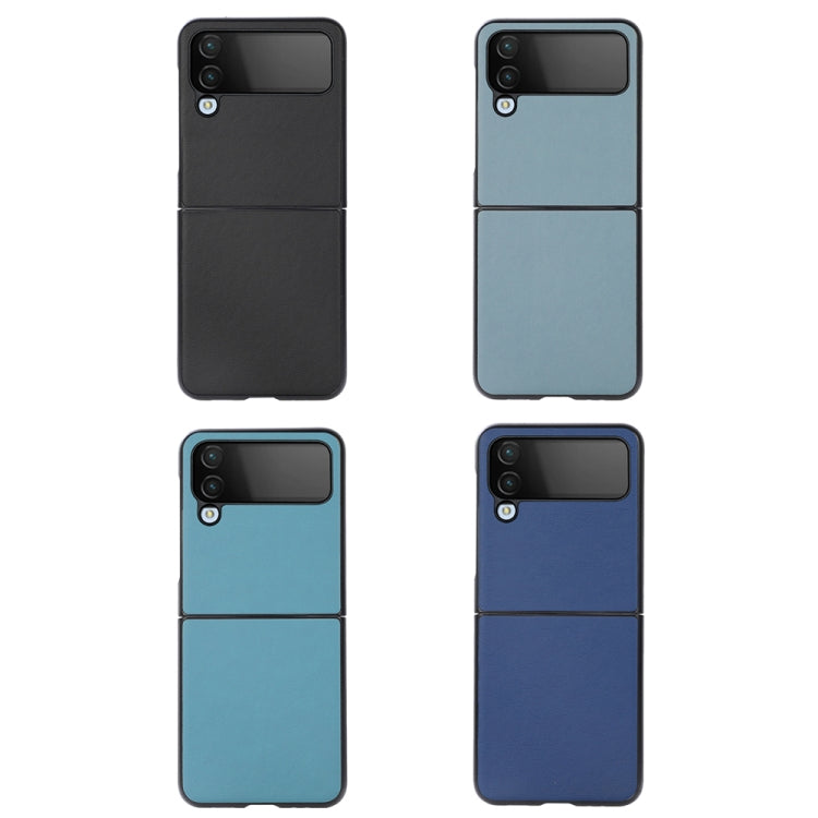 For Samsung Galaxy Z Flip4 Arashi Texture PU Phone Case(Black) by buy2fix