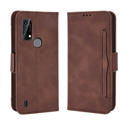 For Blackview A50 Skin Feel Calf Pattern Leather Phone Case(Brown) - More Brand by buy2fix | Online Shopping UK | buy2fix