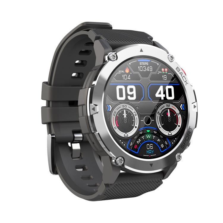 C21 1.32 inch HD Screen Smart Watch, Support Heart Rate Monitoring/Blood Oxygen Monitoring(Silver) - Smart Watches by buy2fix | Online Shopping UK | buy2fix