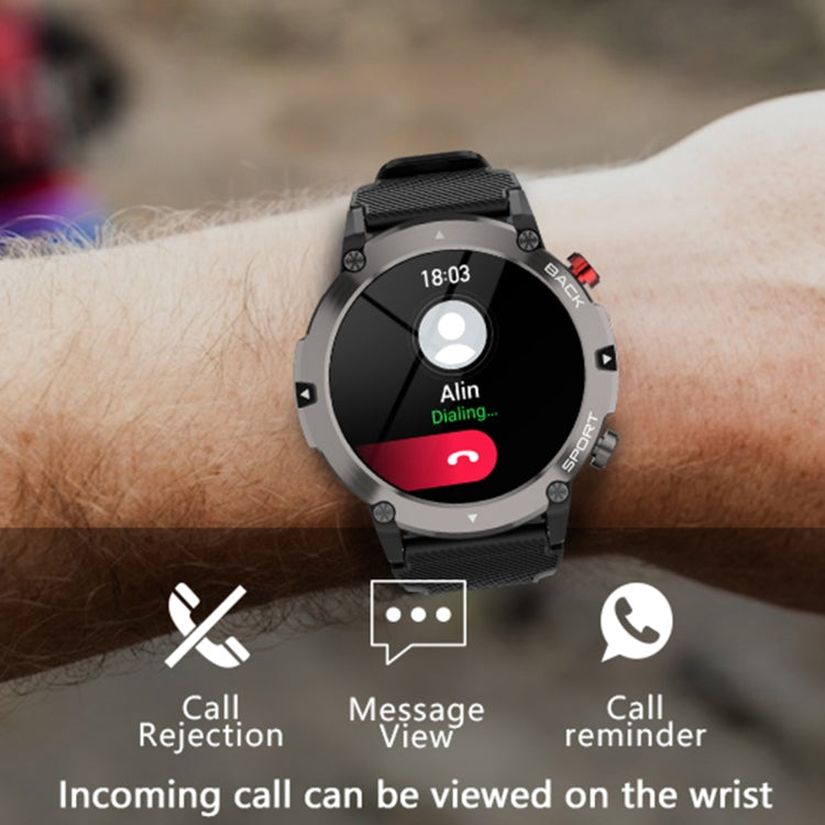 C21 1.32 inch HD Screen Smart Watch, Support Heart Rate Monitoring/Blood Oxygen Monitoring(Silver) - Smart Watches by buy2fix | Online Shopping UK | buy2fix