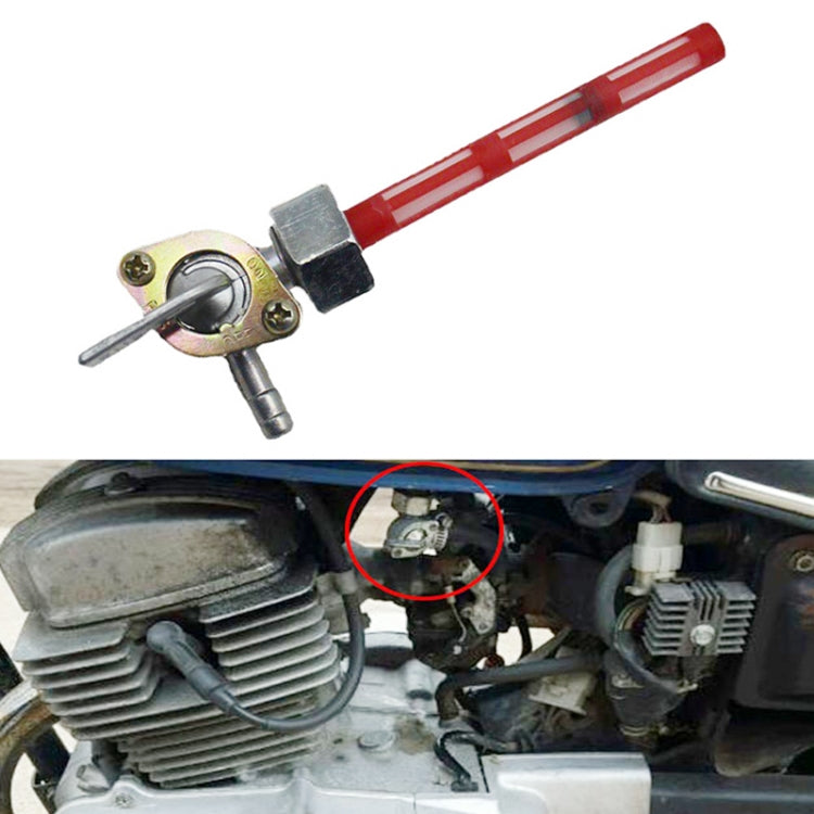Motorcycle Fuel Tap Valve Petcock Fuel Tank Gas Switch for Honda CB400F 1977(Red) - Replacement Parts by buy2fix | Online Shopping UK | buy2fix